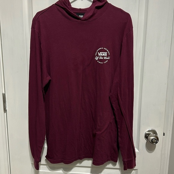 Vans Other - Vans shirt with hood